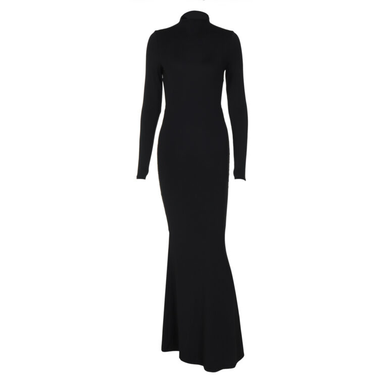 Personality Bare Back Long Dress - Image 5