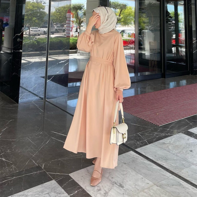 Women's Southeast Asian Long Sleeve Dress - Image 3