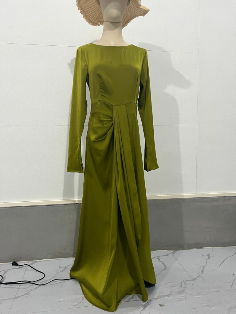 Graceful Satin Banquet Long Dress - Image 6