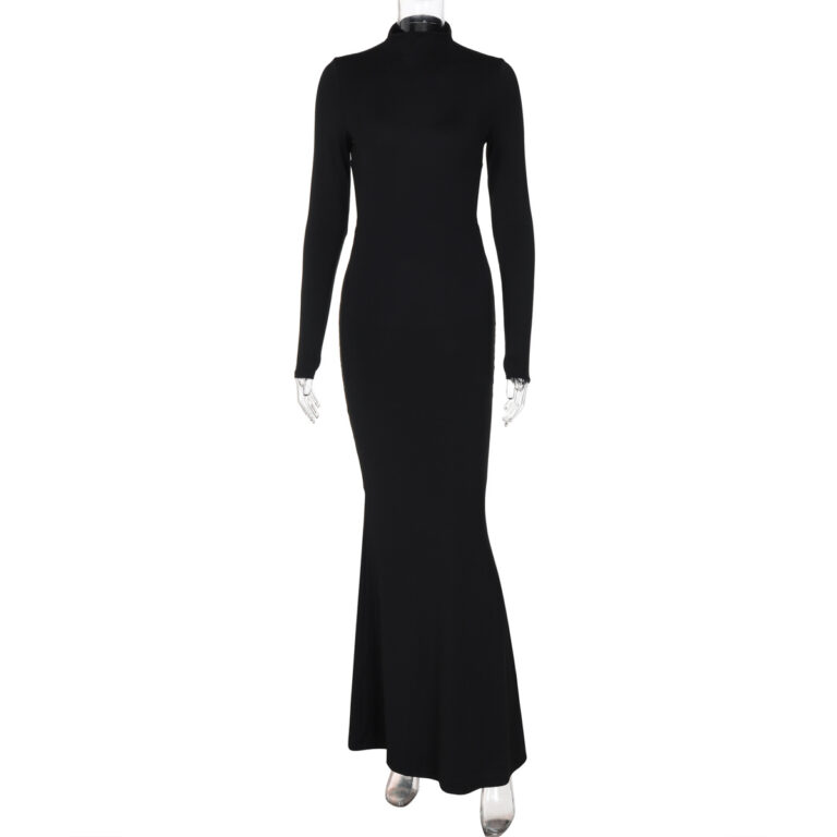 Personality Bare Back Long Dress - Image 6