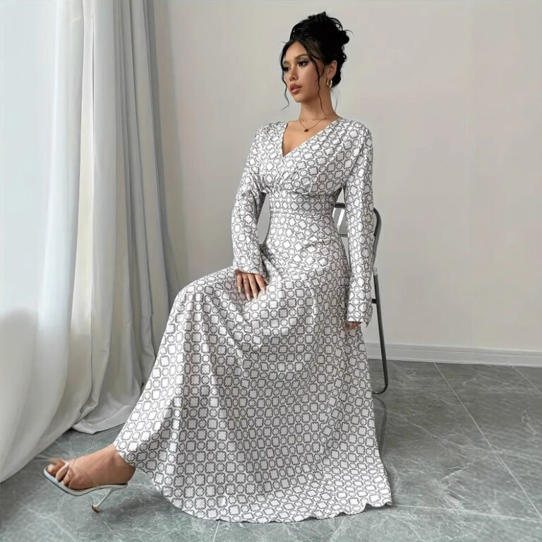 Printed Waist-controlled Slimming Dress Women - Image 2