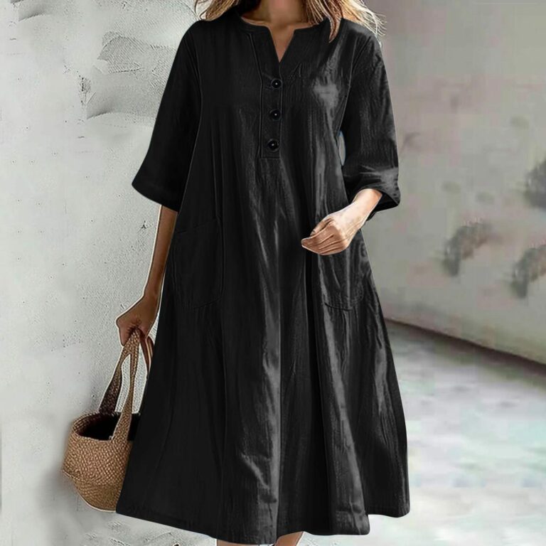 Cross Border Dress Loose Three-button Pocket Jumpsuit - Image 7