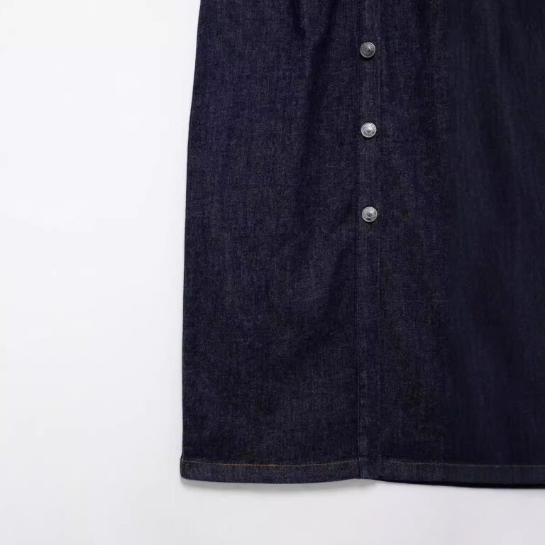 European And American Style Fashion Denim Effect Shirt Style Dress - Image 2