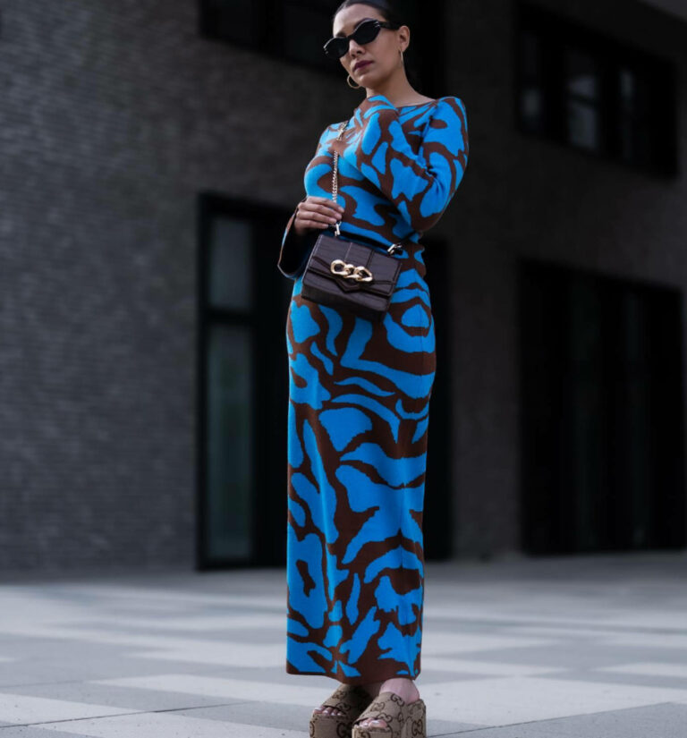 Fashion Personality Female Jacquard Slim Dress - Image 2