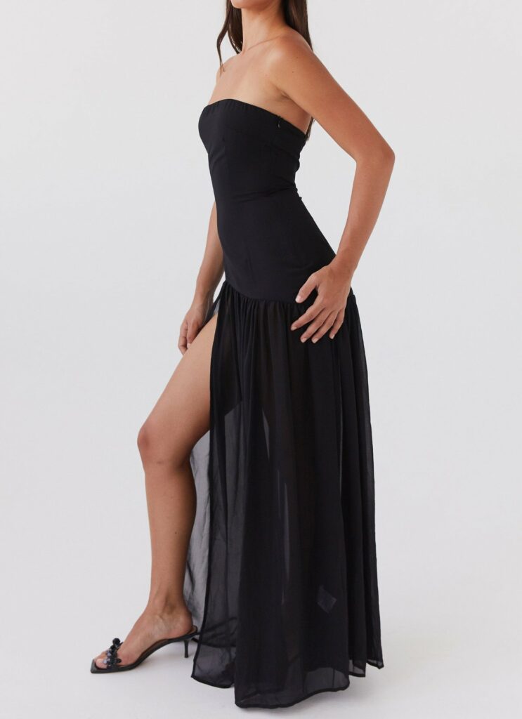 Women's Solid Color Sweet And Spicy Style Sexy Tube Top Dress - Image 6