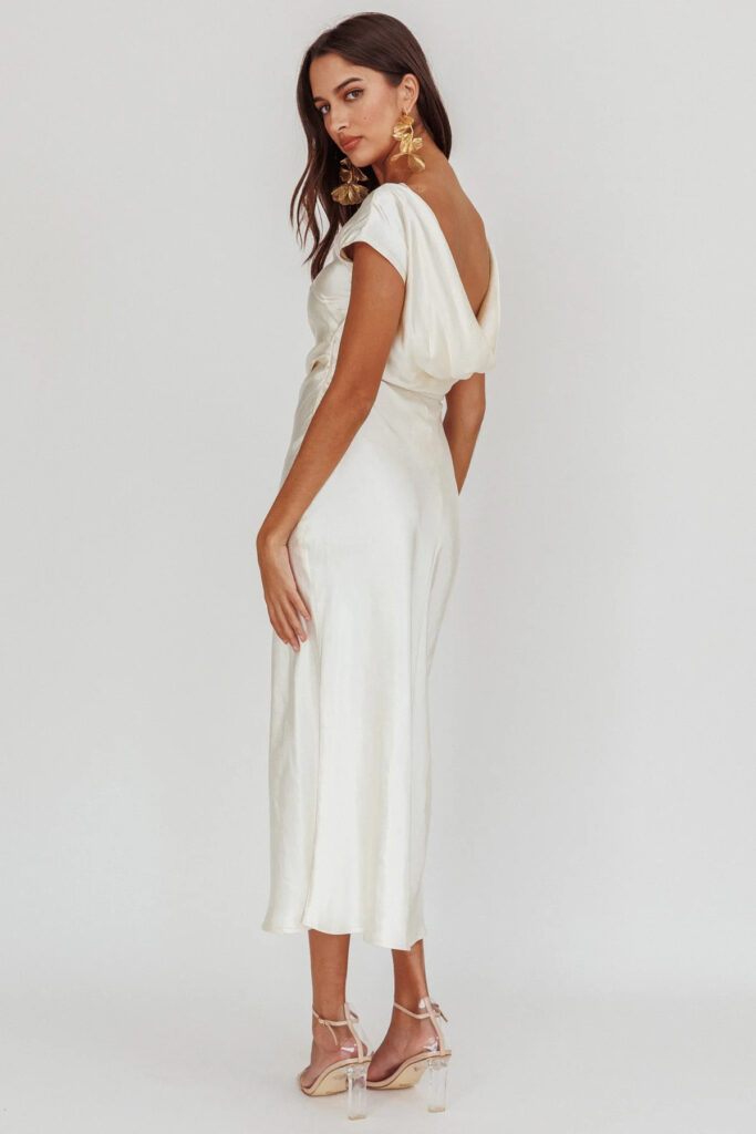 Off-shoulder Sexy Backless Fishtail Long Dress - Image 6