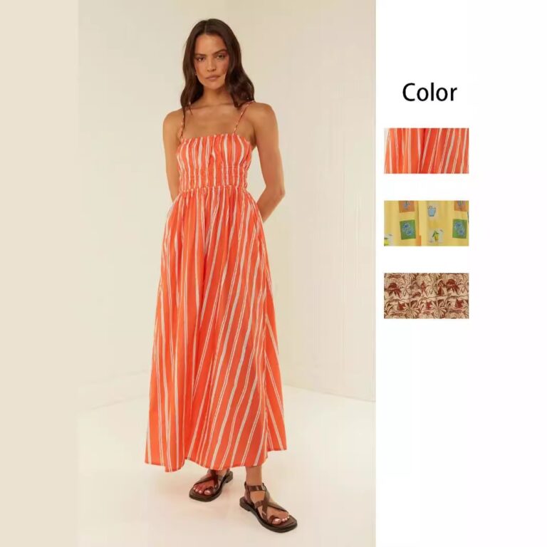 High Class Elegant Casual Off-neck Sling Dress