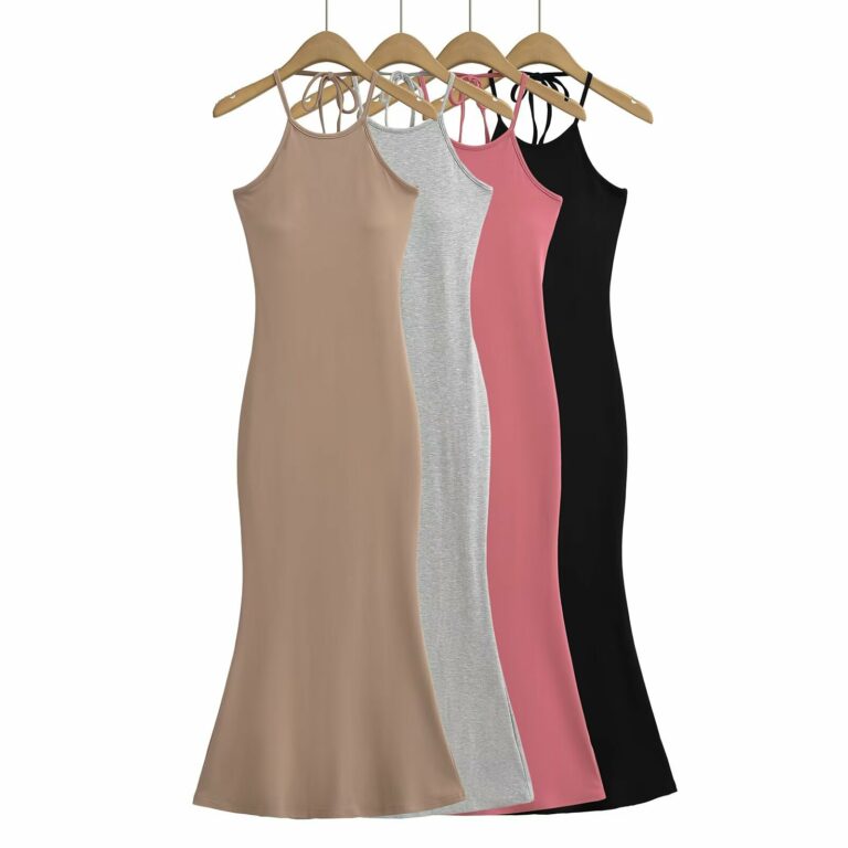 Halter Rope Slim Fit Backless Long Dress