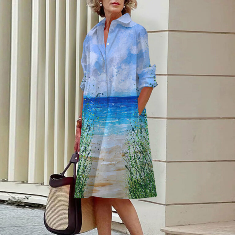 Women's Fashion 3D Digital Printing Dress - Image 2
