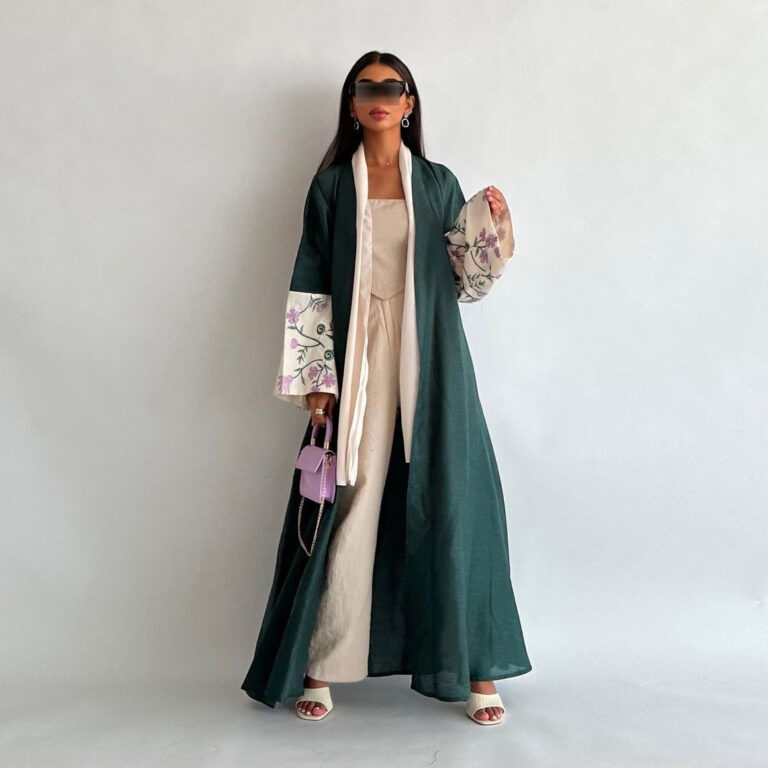 MQ136 Dubai Middle East Cardigan Robe Embroidery Embroidery - Image 3