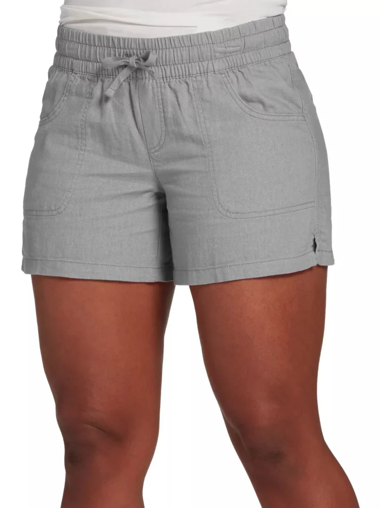 Women Fashion Casual Solid Color Elastic Waist Split Shorts Casual Short Pants - Image 5