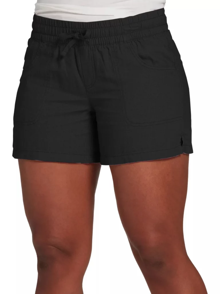 Women Fashion Casual Solid Color Elastic Waist Split Shorts Casual Short Pants - Image 3