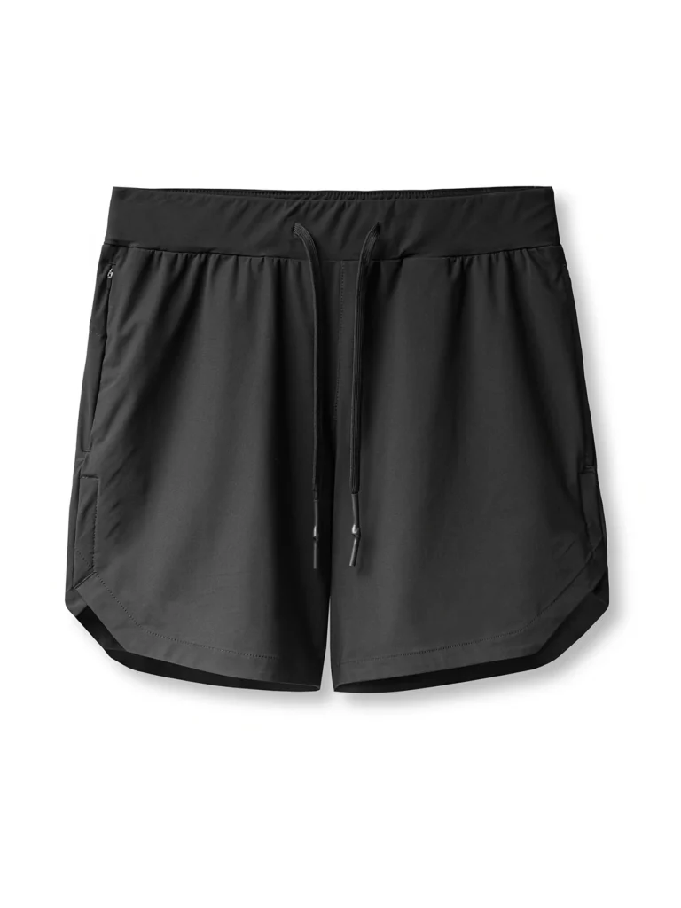 DK-887Men's shorts single woven quick dry solid color running fitness sports casual American fifth pants - Image 8