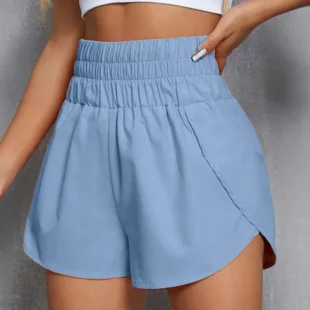 Zik Hekiy Boxer Shorts for Women Teen-girls Light Weight Pull-on High Rise Shorts Outfit Athletic Style Summer Workout Shorts