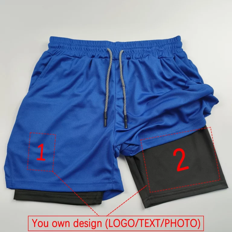 Customized Men's and Women's Sports Shorts Quick drying Double layered 2-in-1 Shorts Team Customized Exclusive Customization - Image 7