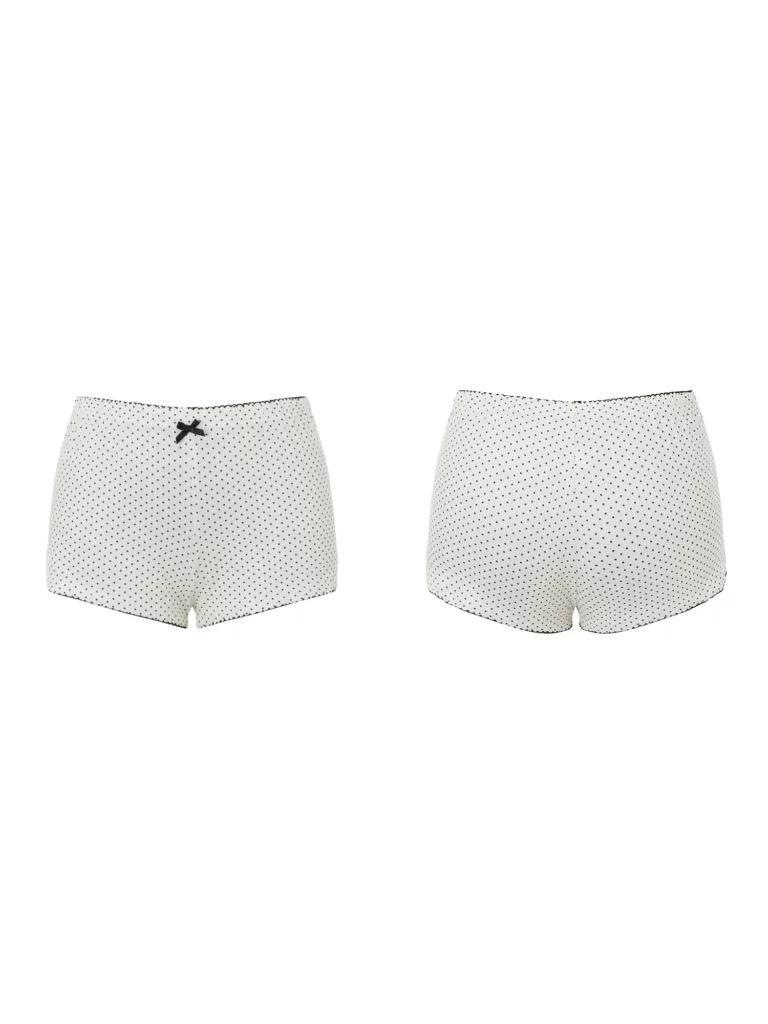 Women s Polka Dot Print Pajama Shorts with Low Rise Design Tight Fit Mini Length and Cute Lounge Bottoms for Comfort