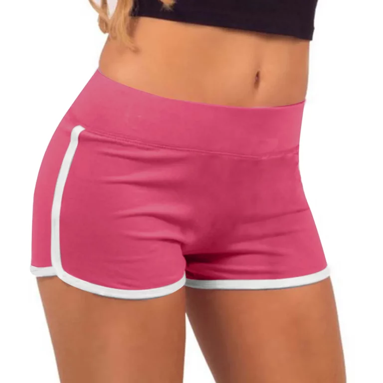 Simple Shorts Women'S Home Yoga Beach Vacation Pants Casual Lady Elastic Waist Sports Shorts Training Fitness Pants