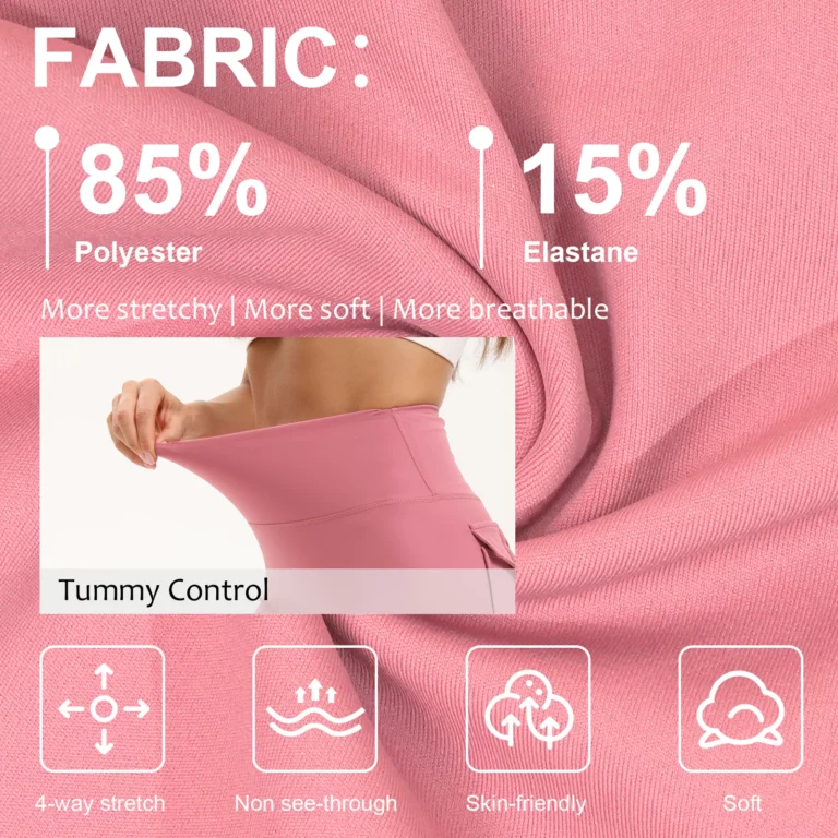 Women Yoga Legging Short High Waist Fitness Quick Drying Cycling Workout Gym Shorts Breathable sports pants with Butt pocket - Image 3