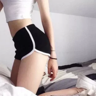 New Fashion Sports Shorts Women Home Casual Hot Pants Solid Color Yoga Fitness Running Beach Pants Candy Color Sweatpants