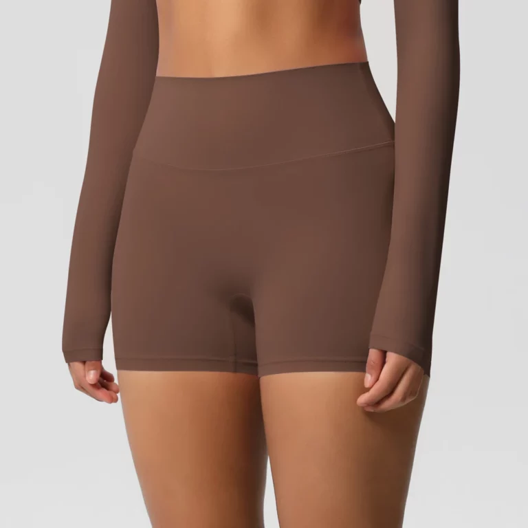 Women Sports Shorts Yoga Shorts Naked Feeling High Waist Yoga Shorts Push Up Fitness Leggings Tummy Control Yoga Slim Shorts - Image 6