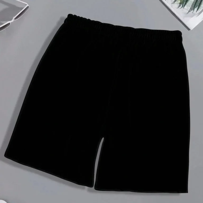 New Summer Men's Trendy Black Shorts Breathable Absorb Sweat Quick-drying Gyms Loose Beach Shorts Outdoor Sports Fashion Shorts - Image 4