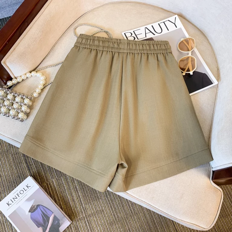 2025 Summer Cotton Linen Shorts Women High Waist Oversize Shorts Short Pants Women Fashion Casual Sports Shorts Female - Image 11