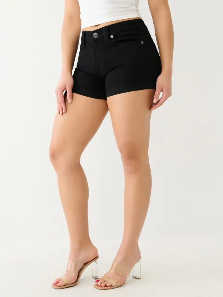 Retro Buddha Short Women Y2K Skirt Goth Hip Hop Pocket Embroidery Sexy Black Loose Denim Shorts Women High Waist Slim Mini Skirt - Image 5