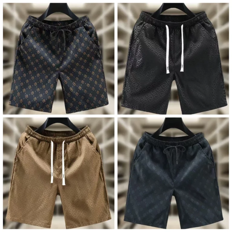 2025 New Men's Summer Quick Drying Shorts Fashion Trend Luxury Leisure Breathable Shorts Y2K Street Wear Motorcycle Shorts