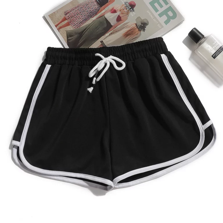 Casual Linen Shorts Women Gym Workout Shorts Cotton Short Pants High Waisted Black Ladies Short Femme Women Shorts Sport Femme