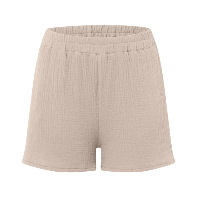 Fashion Cotton Linen Shorts For Women Summer Straight Leg Casual Pants High Waist Solid Color Sports Loose Shorts Ropa Mujer - Image 7