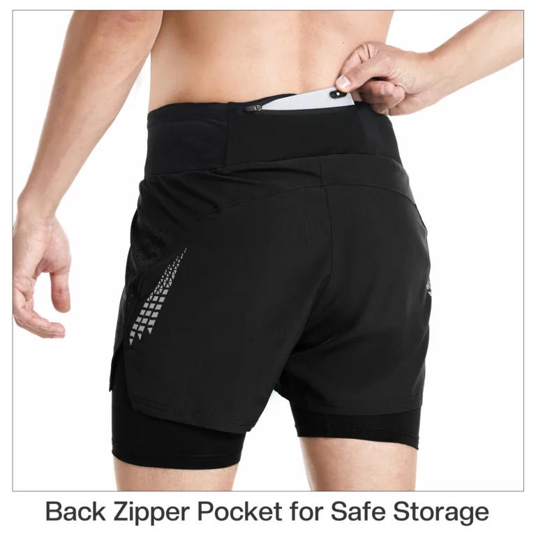 ARSUXEO Men's Running Shorts 2 in 1 High Waist Training Gym Fitness Jogging Sports Shorts Workout Pants Yoga Double Layer B233 - Image 5