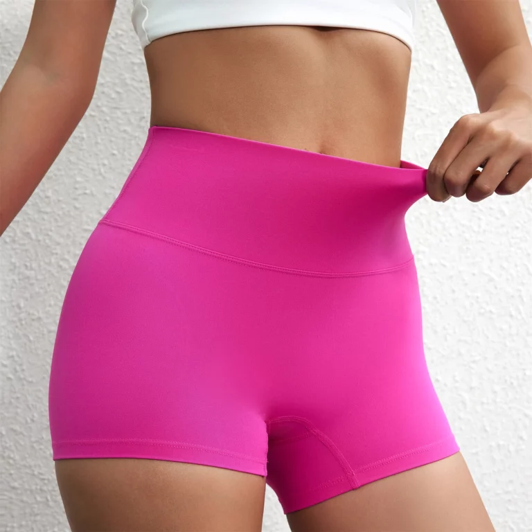 Sexy Solid Color High Waist Athletic Yoga Short Leg Cycling Women Fitness Sport Short Comprehensive Training Jogging Squat Proof - Image 2
