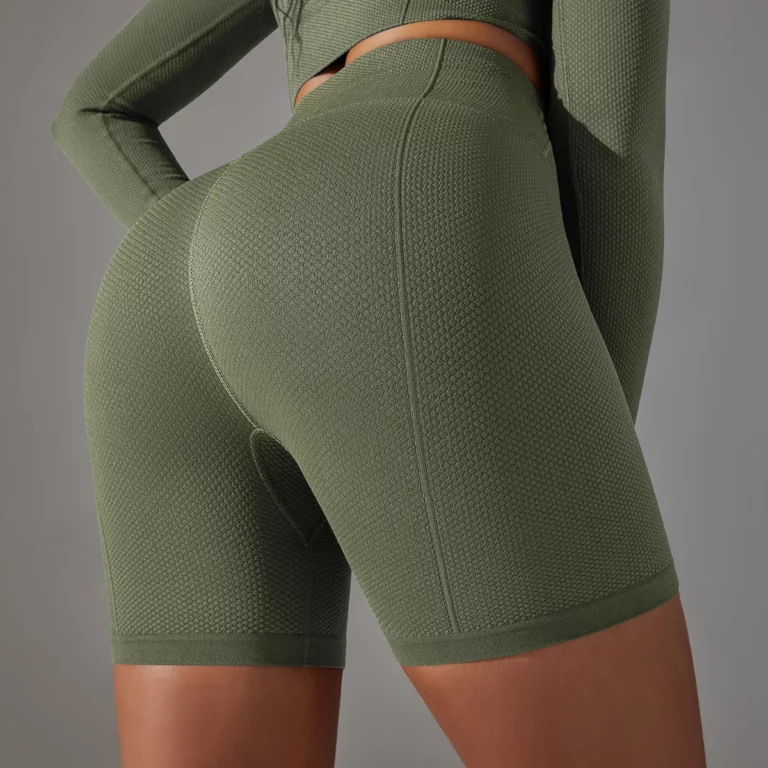 Women Shorts Sports Yoga Shorts Seamless Running Cycling Shorts Breathable Sports Leggings High Waist Summer Workout Gym Shorts - Image 3