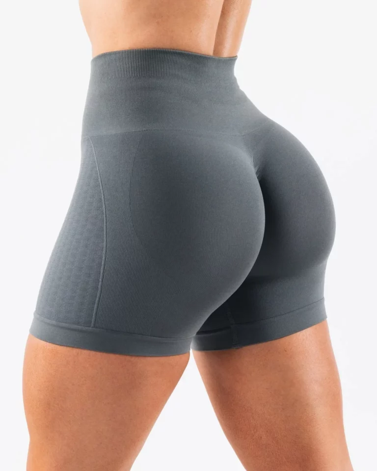Women's High Waist Seamless Yoga Shorts Tight Running Fitness Sports Shorts Peach Hip Lift Breathable Quick Dry Gym Shorts