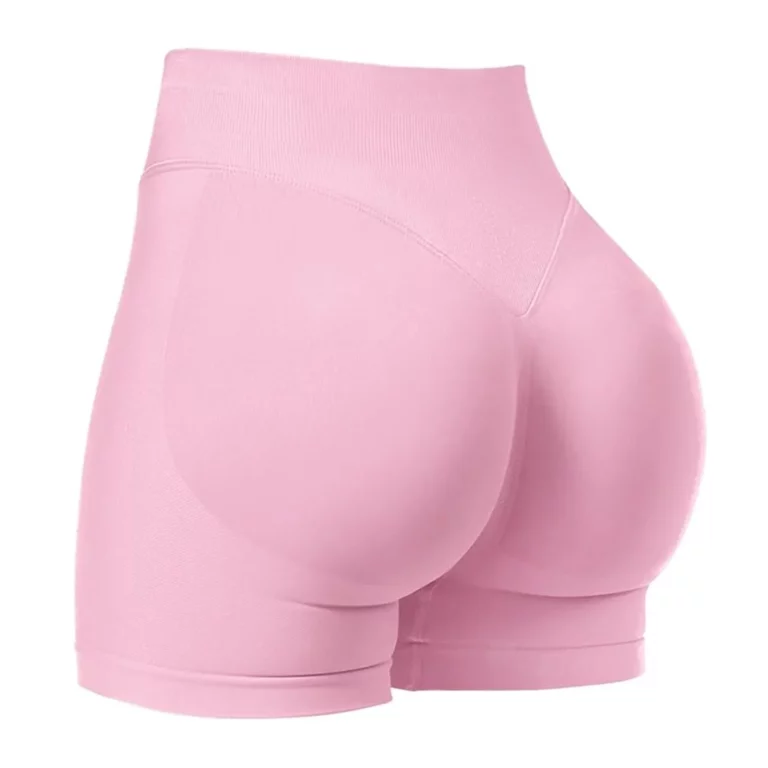 Impact Shorts Low Ribbed Band Gym Shorts Women Workout Clothes Scrunch Bum Seamless Shorts Yoga Biker Sports Shorts - Image 2
