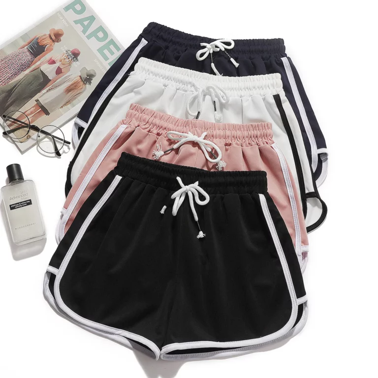 Casual Linen Shorts Women Gym Workout Shorts Cotton Short Pants High Waisted Black Ladies Short Femme Women Shorts Sport Femme - Image 4