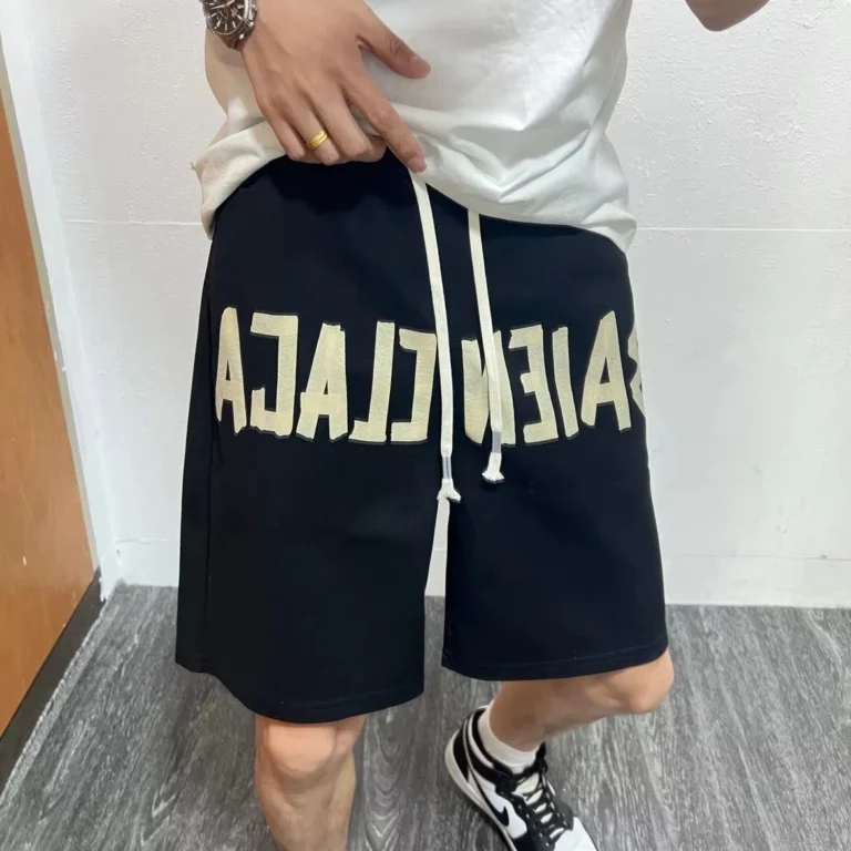 Summer American Trendy Brand High Street Letter Printing Casual Shorts Men's Trend Simple and Versatile Men's Sweatpants - Image 2