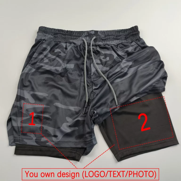 Customized Men's and Women's Sports Shorts Quick drying Double layered 2-in-1 Shorts Team Customized Exclusive Customization - Image 4