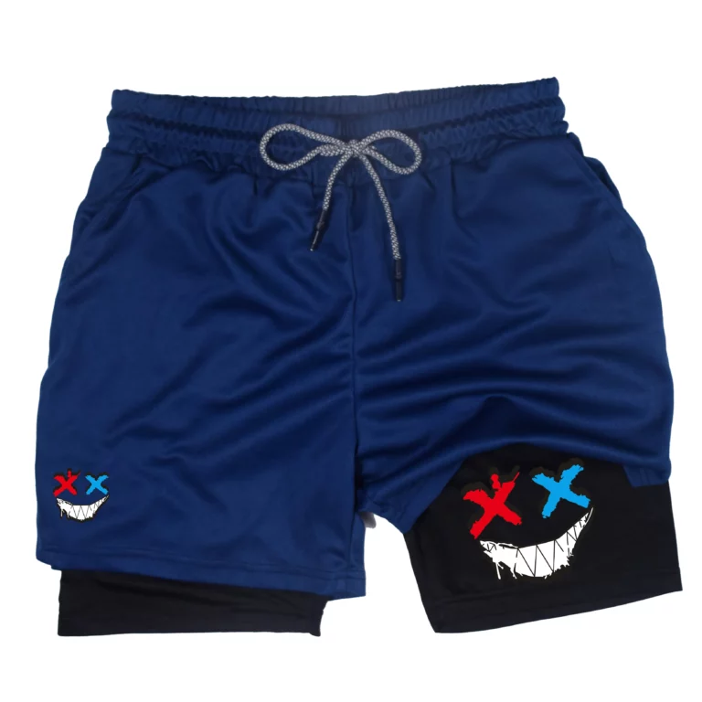 Men Running Shorts 2 In 1 Double-deck Sport Shorts Sportswear Gym Fitness Short Pants Training Jogging Bottom Men's Clothing - Image 2