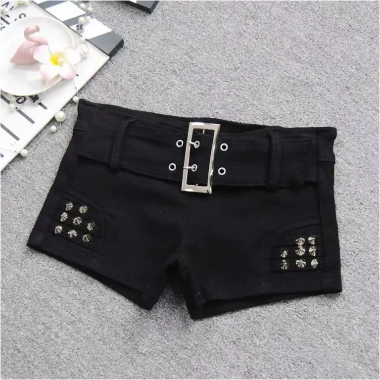 Summer Women Y2k Streetwear Gyaru Harajuku Fashion Grunge Vintage Coquette Low Rise 2000s Jean Shorts Denim Hot Pants Japanese - Image 4