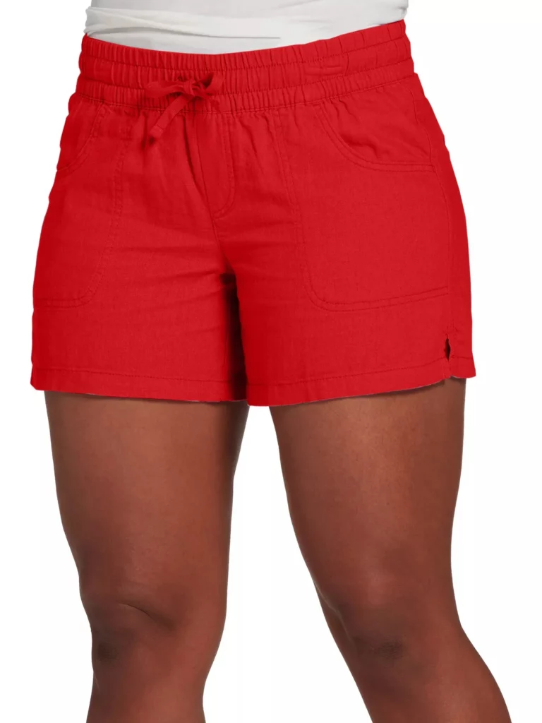 2023 S-5XL Fashion Women Summer Casual Solid Color Elastic Waist Lace Up Split Shorts Casual Short Pants - Image 5
