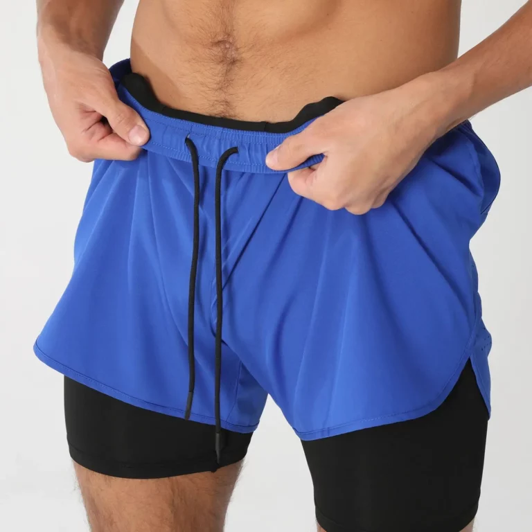 Gym Shorts Men Running Shorts with Liner Pockets Towel Loop Quick Dry Lightweight Workout Men's Breathable Athletic Sport Shorts - Image 8