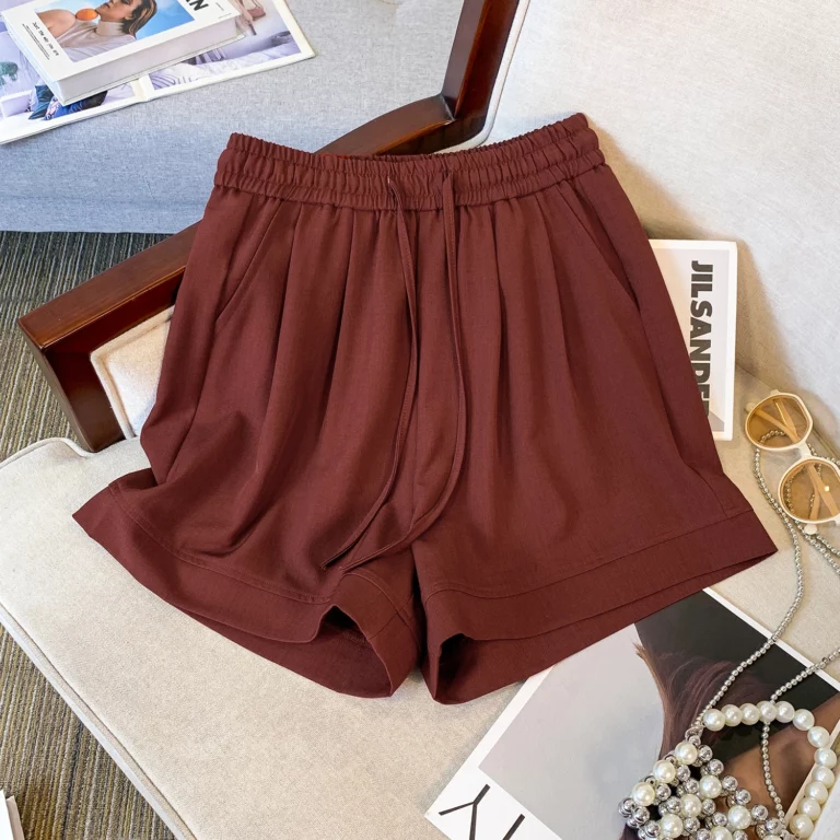 2025 Summer Cotton Linen Shorts Women High Waist Oversize Shorts Short Pants Women Fashion Casual Sports Shorts Female - Image 5