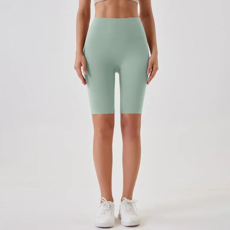 2024 High-Waisted Buttock Lifting Yoga Shorts Summer Seamless Yoga Legging Shorts Outer Wear Tight Cycling Athletic Gym Shorts - Image 7