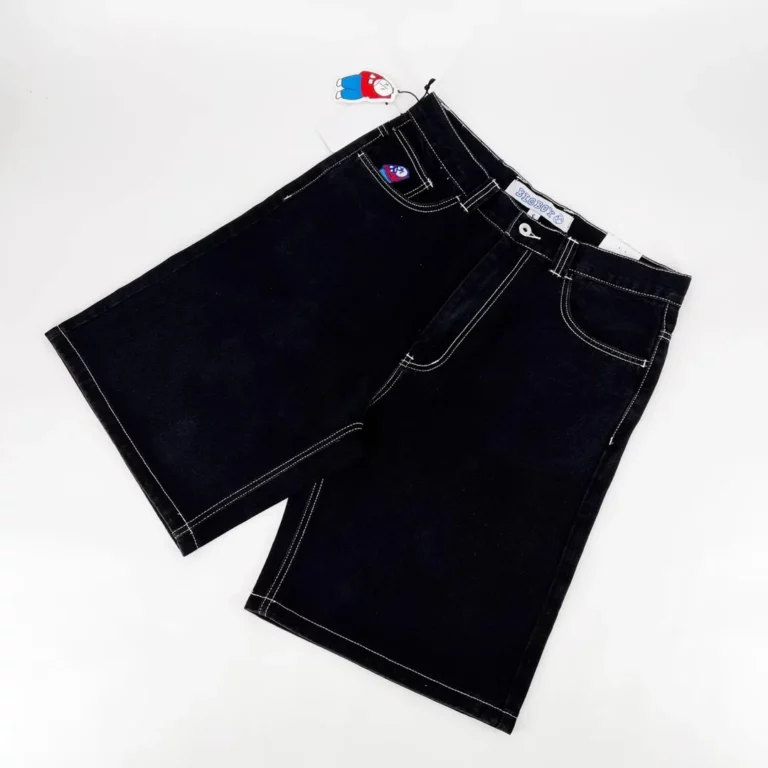Retro Hip Hop Cartoon Graphic Streetwear Denim Shorts Y2k Big Boy Embroidery Baggy Jorts Harajuku Gym Basketball Shorts Men - Image 5