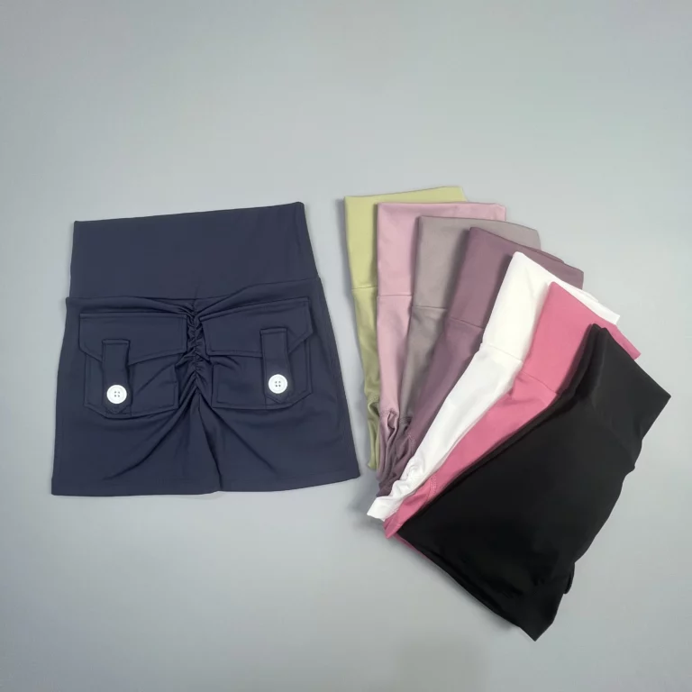 Peach Butt Fitness Shorts Women's Exercise Three-Quarter Pants Cargo Air Dry Pocket Yoga Tight Lift Summer - Image 2
