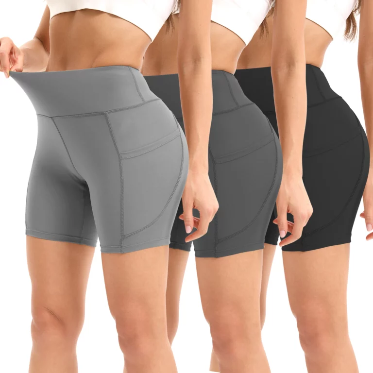 2025 Summer Breathable Women Fitness Sports shorts High Waist Elasticity Running Gym Woman Clothing witn 2 pocket - Image 8