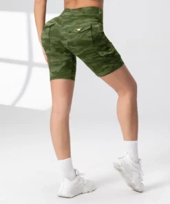 2025 New women's sports workwear shorts, casual thin and versatile, slimming and hip hugging shorts