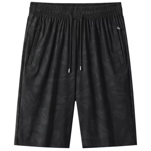 shorts men Summer new mens shorts Solid color cotton casual trousers five points Fitness sweatpants short 2886 size M-7XL 8XL - Image 5