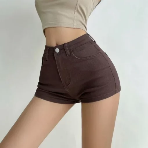 2025 New In Tight Sexy Denim Shorts for Women Fashion Clothing XL Summer Flowy 2000s Clothes Y2k Normal Short Jean Pants Woman - Image 3